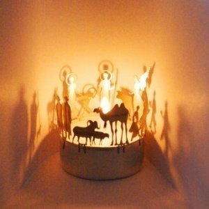 Minikrippe fürs Teelicht