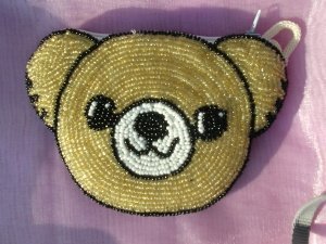 Minitäschen-Börse Goldbärchen