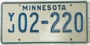 Minnesota Autokennzeichen