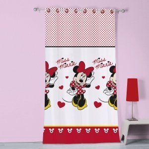 Minnie Adorable Gardine rot