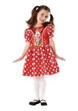 Minnie Maus Disney Kinderkostüm rot-weis
