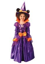 Minnie Maus Hexe Kinder-Kostüm lila