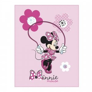 Minnie Pink Flowers Decke rosa