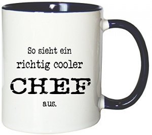 Tasse So sieht ein richtig cooler Chef a
