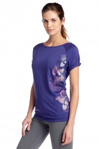 Mit Blätter-Print: T-Shirt