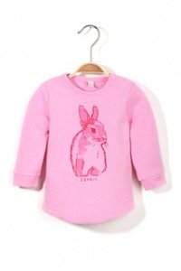 Mit Print: Warmes Baumwoll Sweatshirt