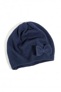 Mit Schleife: Strick-Barett