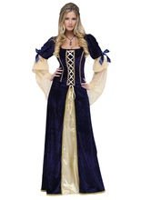 Mittelalter Burgfräulein Damenkostüm bla