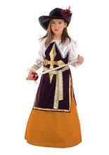 Mittelalter Kämpferin Kinderkostüm Muske