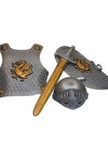 Mittelalter Ritter Kinderkostüm-Set grau