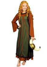 Mittelalter Wikingerin Damenkostüm grün-