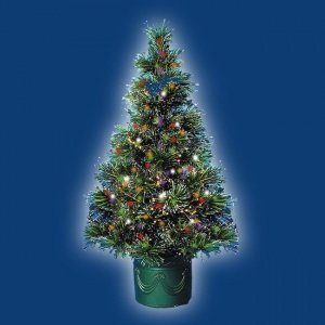 Mittlerer Fiberoptik-Baum, H 120 cm