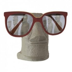 MOAI Osterinsel Skulptur als Brillen Halter