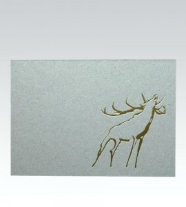 MOTIVPOSTKARTE  HIRSCH