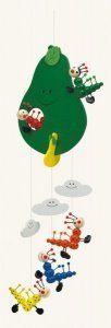 Mobile Birne von Bino Holzspielzeug