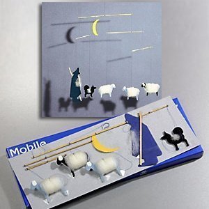 Mobile ´Schäfer mit Mond´