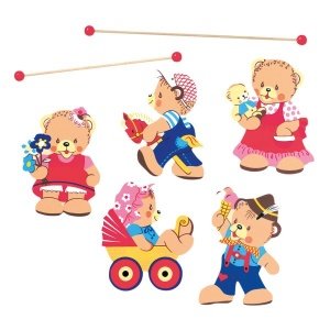 Mobile mit Motiv Bären von Mertens