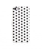 Mobiletta iPhone 5c Pin Up Case weiß-sch