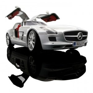 Modellauto Mercedes SLS 2010, silber