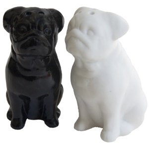 "Möpse" - Salz- und Pfefferstreuer