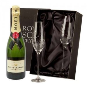 Moët & Chandon Swarovski flûtes