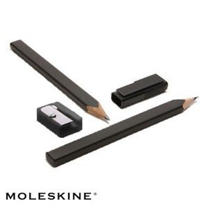 Moleskine Bleistift-Set aus Zedern-Holz 