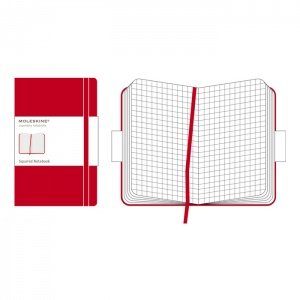 Moleskine Notizbuch Hardcover Pocket rot