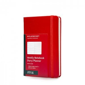Moleskine Wochennotizbuch 2014 Hardcover