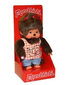 Monchhichi Mädchen mit orangem Shirt, 20