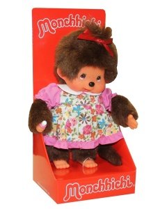 Monchhichi mit geblümtem Kleid, Mädchen 
