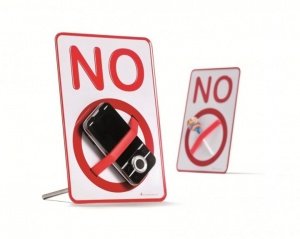 Monkey Business Desktop Aufsteller No Si