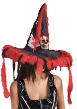 Monster-Hexen-Hut mit Leucht-Totenschäde