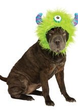 Monster Hunde-Kostüm-Mütze grün