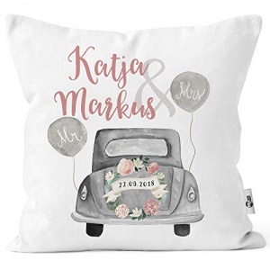 Personalisierbares Kissen zur Hochzeit