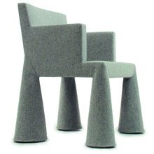 Moooi - V.I.P. Chair, Kvadrat Divina Mel