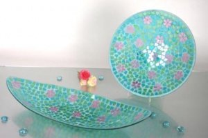 Mosaik Schale FLOWER