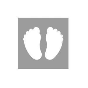 Motivstanzer Füße, groß