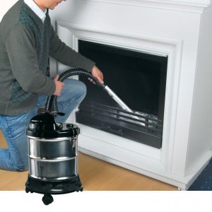 Motorbetriebener Edelstahl- Aschesauger