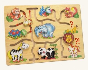 Motorikspiel "Afrika" Spielzeug aus Holz