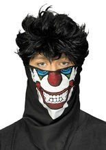 Motorrad Tuch Maskentuch Clown schwarz-b