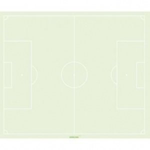 Mousepad Fussball von sticky jam