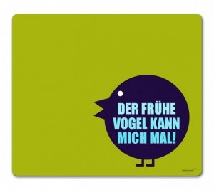 Mousepad Schreibblock Früher Vogel
