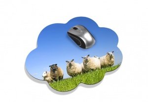 Mousepad Wolke