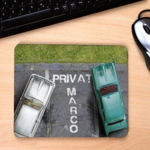 Mousepad mit Wunschnamen *Parkplatz*