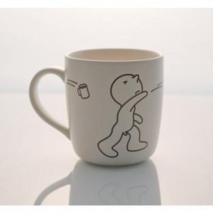 Mr. P Boomerang Kaffeebecher Tasse P-111