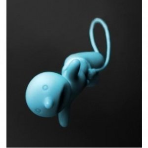 Mr. P Bungy Jump - Handyanhänger blau P-