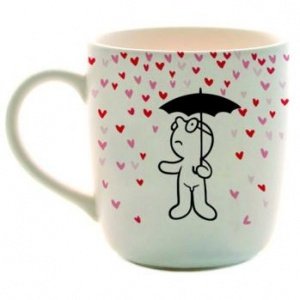 Mr. P & D Dog Hearts Kaffeebecher Tasse 