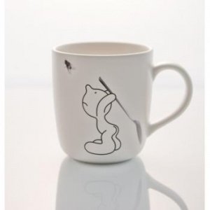 Mr. P Fly Fighter Kaffeebecher Tasse P-1