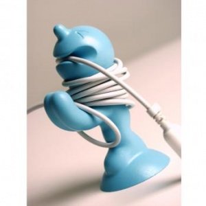 Mr. P One Man Tied - Kabelhalter blau P-