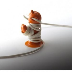 Mr. P One Man Tied - Kabelhalter orange 